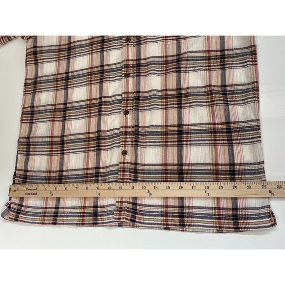 Patagonia Men’s XL A/C Lightweight Short Sleeve Shirt Plaid Crepe Pocket Button - Picture 12 of 16